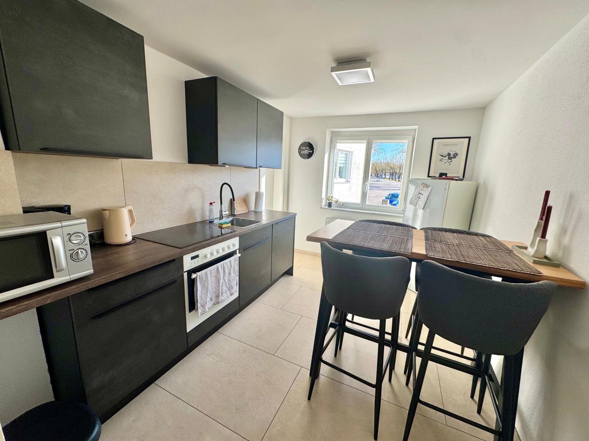 3 Zimmer Apartment Mit Flussblick - Self Check-In Eggenfelden Esterno foto